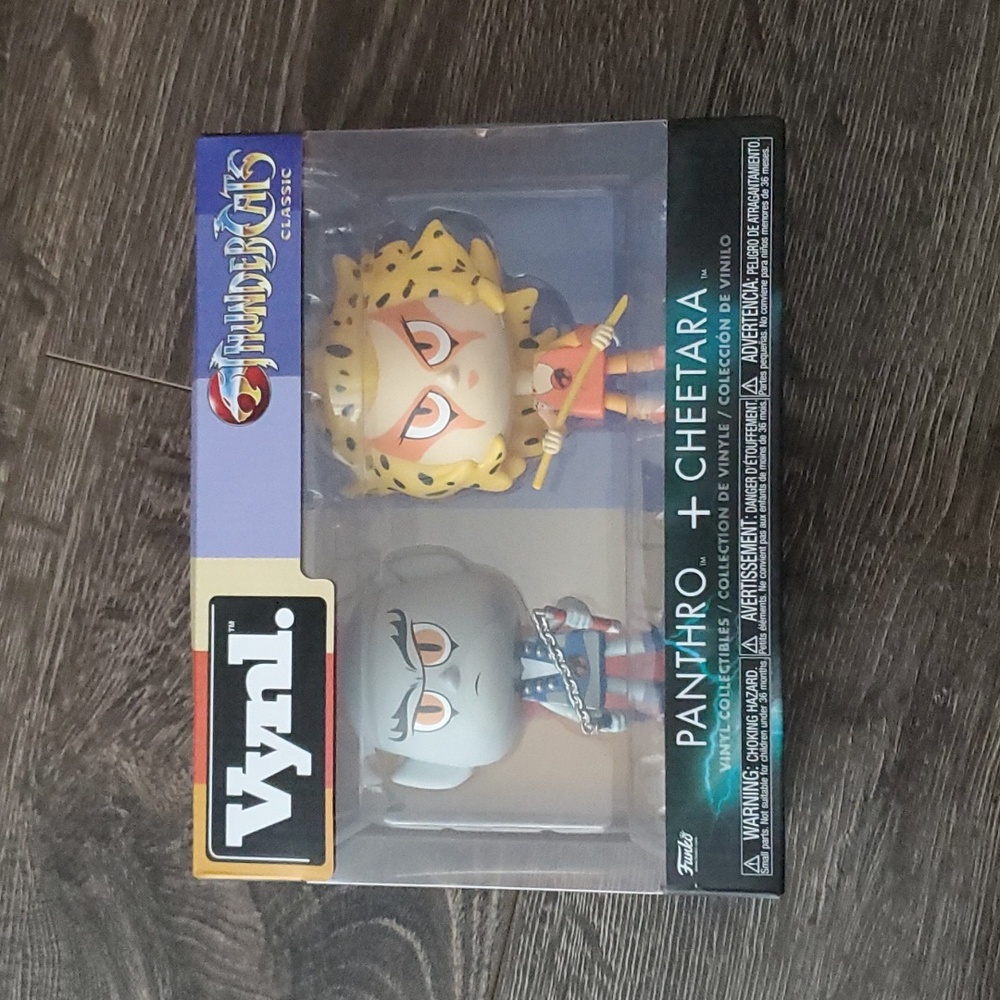 Funko Vynl Thundercats Classic PANTHRO and CHEETARA Funko Figures